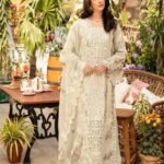 Meher - Luxury Dhanak 3PC Chikenkari Heavy Embroidered Suit