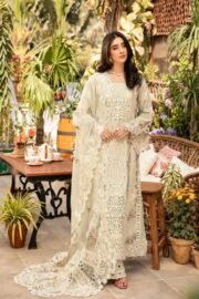 Meher - Luxury Dhanak 3PC Chikenkari Heavy Embroidered Suit