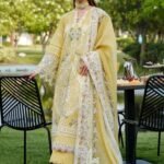 Zoya - Luxury Dhanak 3PC Chikenkari Heavy Embroidered Suit