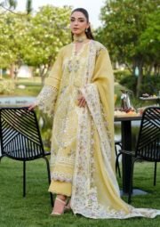 Zoya - Luxury Dhanak 3PC Chikenkari Heavy Embroidered Suit