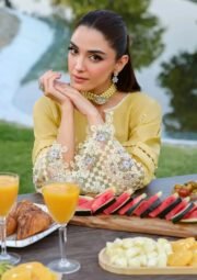 Zoya - Luxury Dhanak 3PC Chikenkari Heavy Embroidered Suit - Image 2