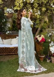 Khushbu - Luxury Dhanak Heavy Chikenkari Embroidered 3PC Suit - Image 3