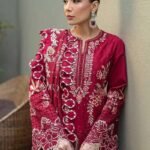 Ismera- Luxury 3PC Chikenkari Heavy Embroidered Suit | ZF-105 Zaroon Luxe '26
