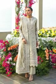 Zarnish - Luxury Dhanak 3PC Chikenkari Heavy Embroidered Suit | ZF-W-053 Luxe '26 - Image 2