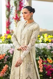 Zarnish - Luxury Dhanak 3PC Chikenkari Heavy Embroidered Suit | ZF-W-053 Luxe '26 - Image 3