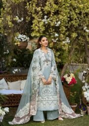 Khushbu - Luxury Dhanak Heavy Chikenkari Embroidered 3PC Suit - Image 4