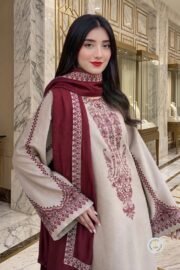 Afshan - Luxury 3PC Heavy Embroidered Suit - Image 2